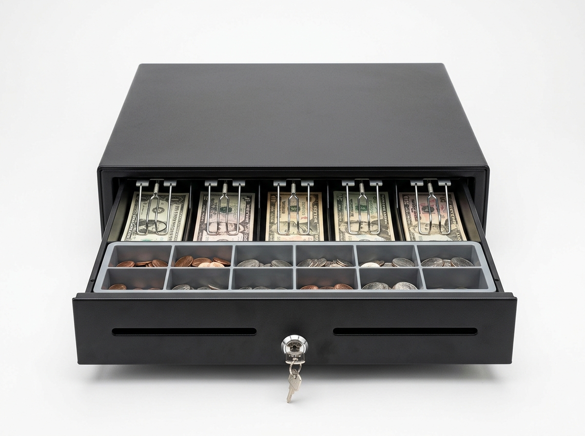 Heavy-Gauge Steel Cash Drawers
