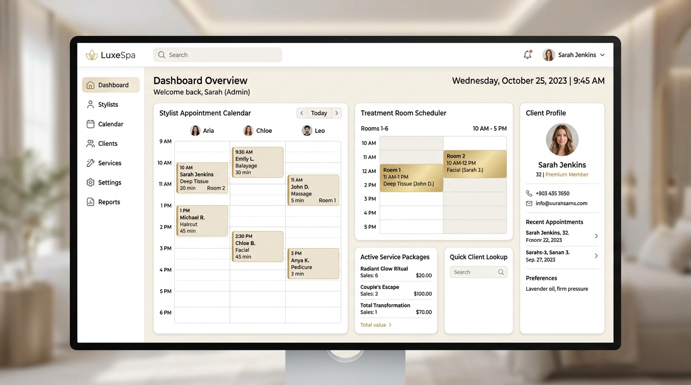 SoloPOS Salon & Spa Appointment Management